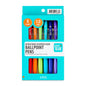 Pen+Gear Retractable Ballpoint Pens, Medium Point, 1.0 mm, 8 Count, Assorted Colors